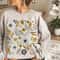Flower Sweatshirt, Wildflower Women Sweatshirts, Plus Size, Ladies Flower Girl Gifts, Floral Gift, Girlfriend Gift - 1.jpg