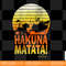 Disney Lion King Hakuna Matata Retro Distressed Group Shot png, sublimation, digital download.jpg