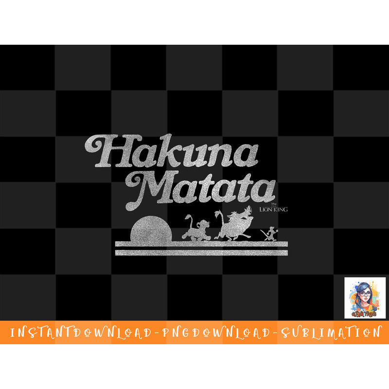 Disney Lion King Hakuna Matata Silhouette png, sublimation, digital download.jpg