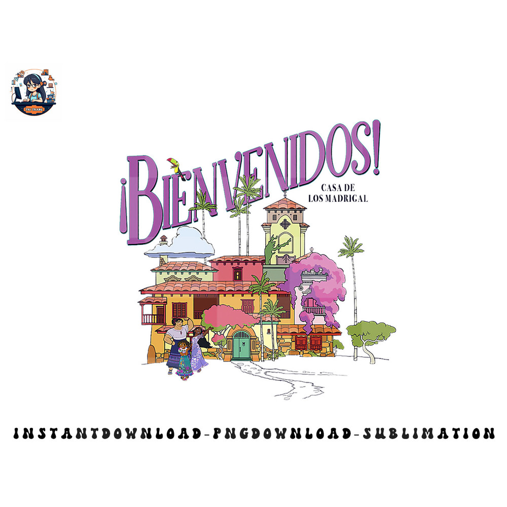Disney Encanto Casa De Los Madrigal Poster png, sublimation, digital download.jpg