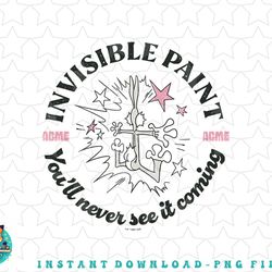 looney tunes bugs bunny acme invisible paint png, sublimation, digital download