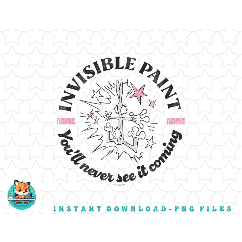 Looney Tunes Bugs Bunny Acme Invisible Paint png, sublimation, digital download.jpg