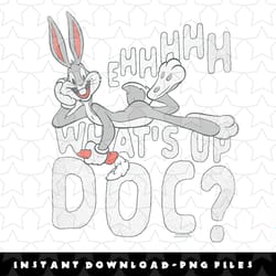 looney tunes bugs bunny whats up doc png, sublimation, digital download
