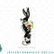 Looney Tunes Bugs Bunny Floral Spray Paint Portrait png, sublimation, digital download.jpg