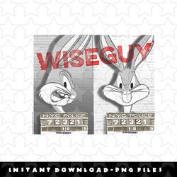 looney tunes bugs bunny wiseguy png, sublimation, digital download