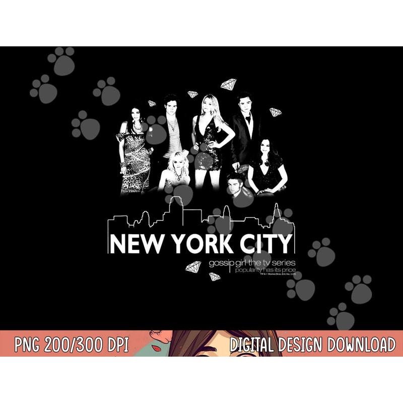Gossip Girl NYC png, sublimation .jpg