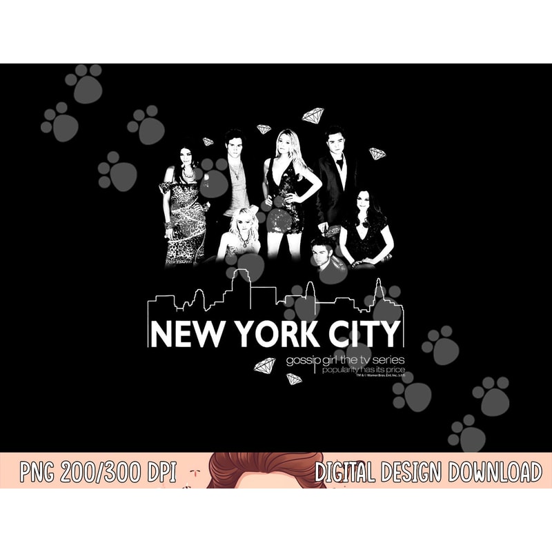 Gossip Girl NYC png, sublimation .jpg