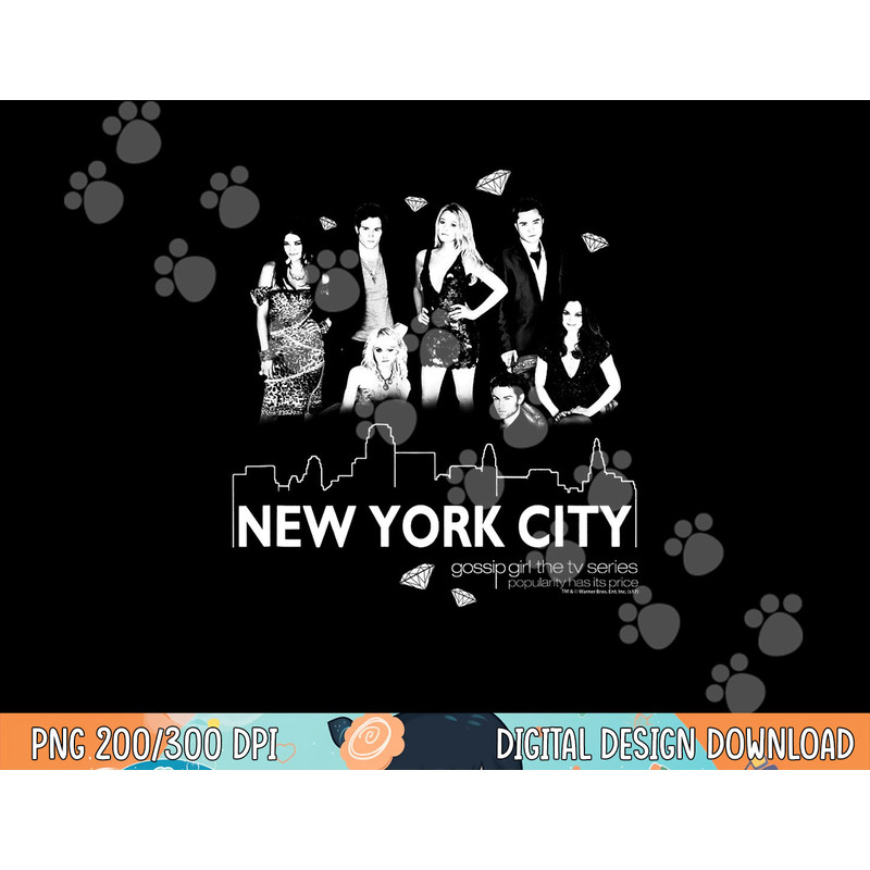 Gossip Girl NYC  png, sublimation .jpg