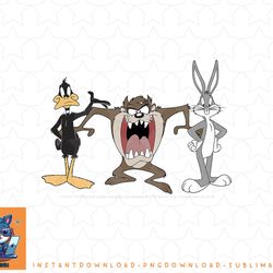 looney tunes daffy taz & bugs front & back png, sublimation, digital download