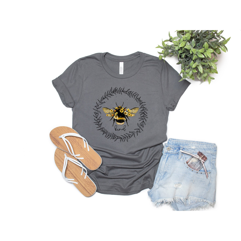 Bee Something Shirt, Be Kind, Stay Positive, Fun, Confident, Happy, Wild, Joyful Tshirt, Happiness Matter Tee, Women Tshirt, Cute Shirt - 5.jpg