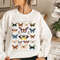 Butterfly Sweatshirt, Fall Sweatshirt, Floral shirt, Butterfly Lover, Butterfly Graphic, Women Tee, Valentine Gift - 4.jpg