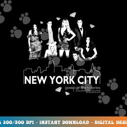 gossip girl nyc longsleeve t shirt long sleeve  png, sublimation