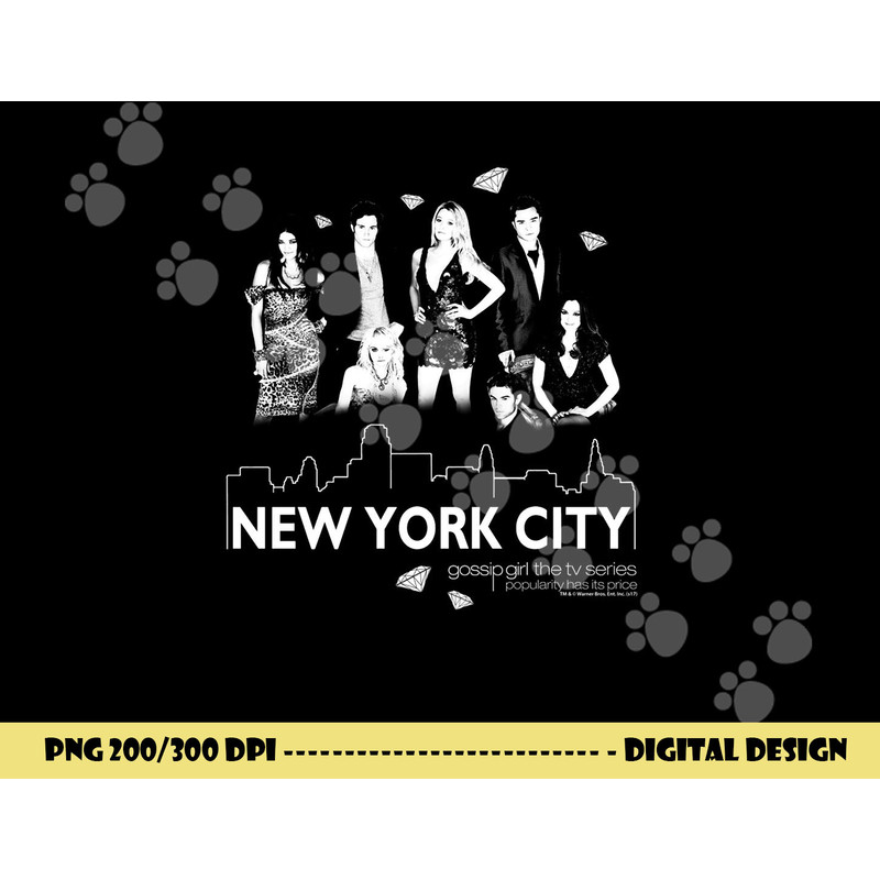 Gossip Girl NYC Longsleeve T Shirt Long Sleeve png, sublimation .jpg