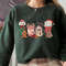 Christmas Gingerbread Coffee Shirt, Christmas coffee Sweatshirt, Coffee Lover gift, Latte drink Crewneck, women Holiday sweater, Xmas Tee - 2.jpg