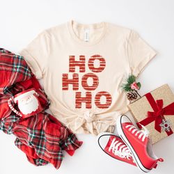 christmas ho ho ho shirt, christmas women shirt, christmas graphic tee, retro christmas, xmas shirt, santa ho ho ho t sh