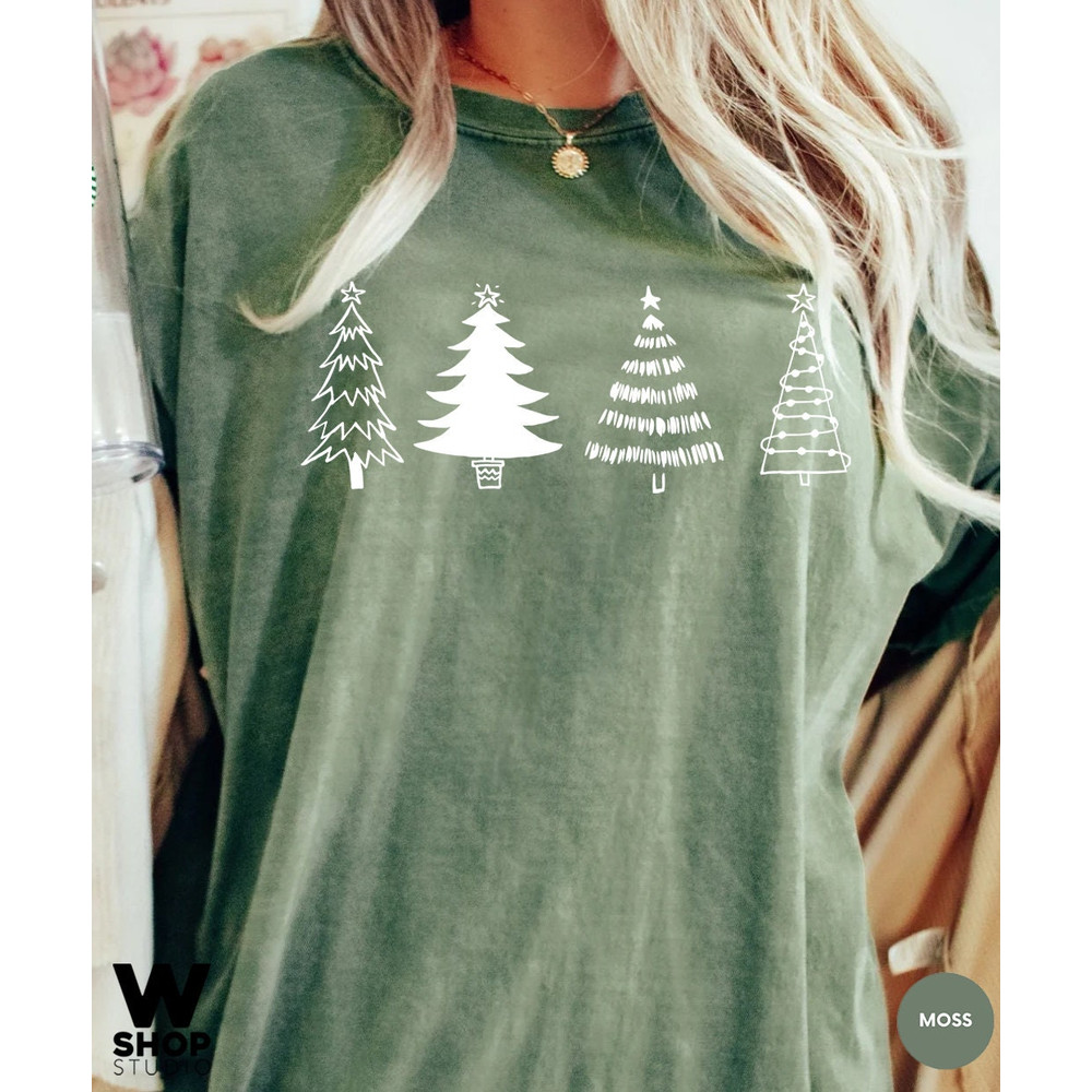 Christmas Trees Shirt, Christmas Shirts for Women, Christmas Tee, Christmas TShirt, Shirts For Christmas,Cute Christmas t-shirt, Holiday Tee - 3.jpg