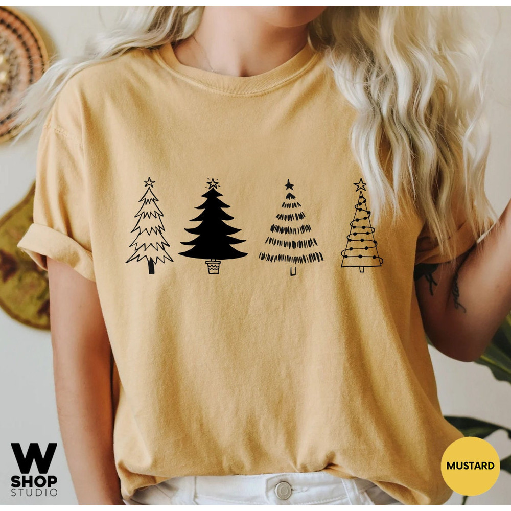 Christmas Trees Shirt, Christmas Shirts for Women, Christmas Tee, Christmas TShirt, Shirts For Christmas,Cute Christmas t-shirt, Holiday Tee - 4.jpg