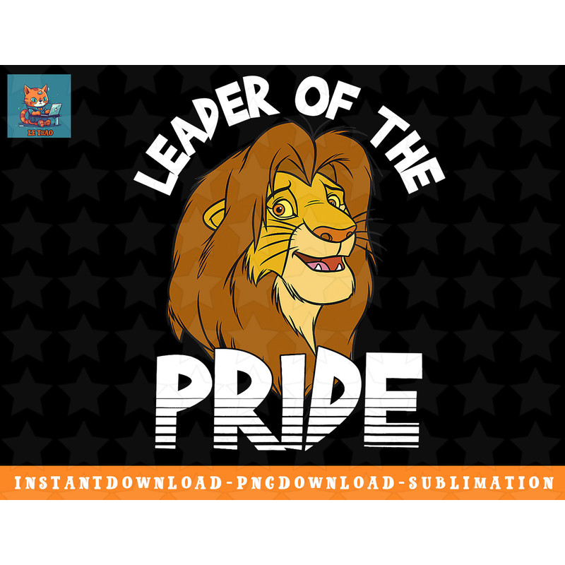 Disney Lion King Simba Leader Of The Pride Retro Poster png, sublimation, digital download.jpg