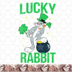 looney tunes bugs bunny st. patricks lucky rabbit png, sublimation, digital download