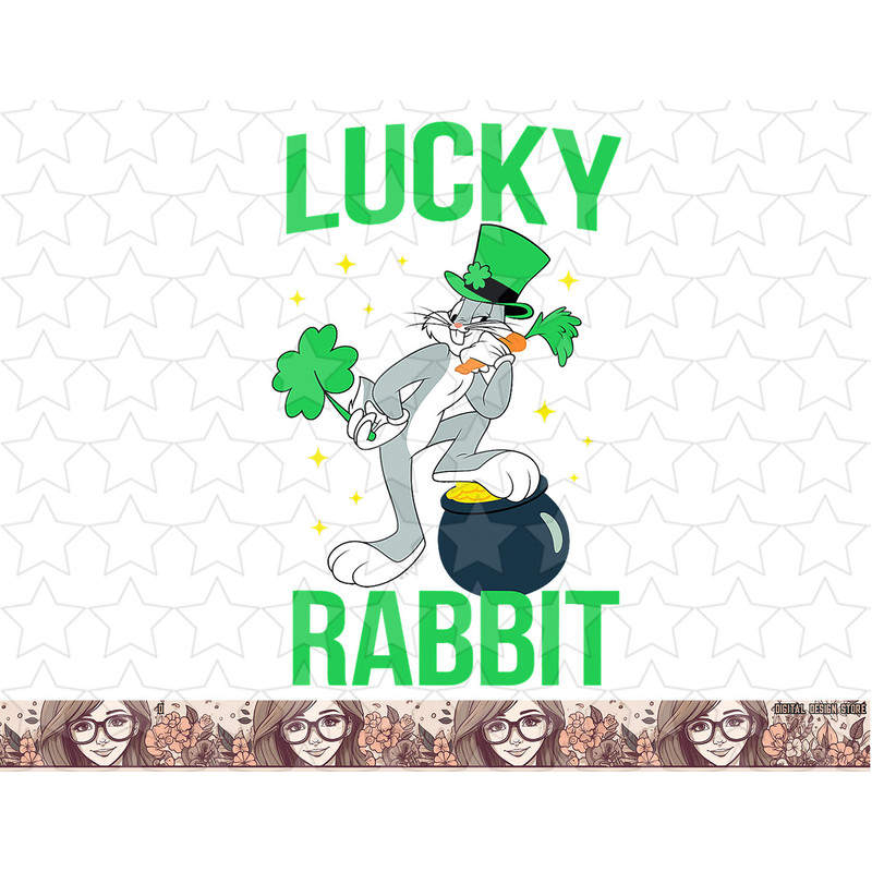 Looney Tunes Bugs Bunny St. Patricks Lucky Rabbit png, sublimation, digital download .jpg