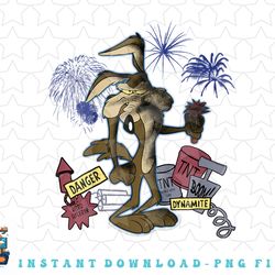 kids looney tunes wile e. coyote tnt portrait png, sublimation, digital download