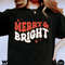 Comfort Colors merry and bright Christmas t-shirt, Holiday t-shirt, cute christmas t-shirt, Christmas shirt, Retro christmas tee - 3.jpg