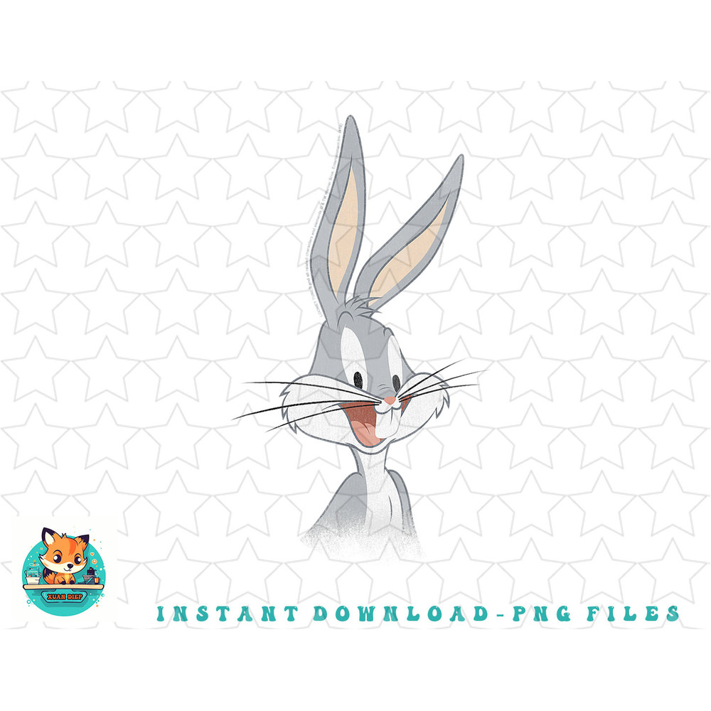 Looney Tunes Bugs Bunny Smiling Big Face png, sublimation, digital download.jpg