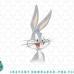 looney tunes bugs bunny smiling big face png, sublimation, digital download