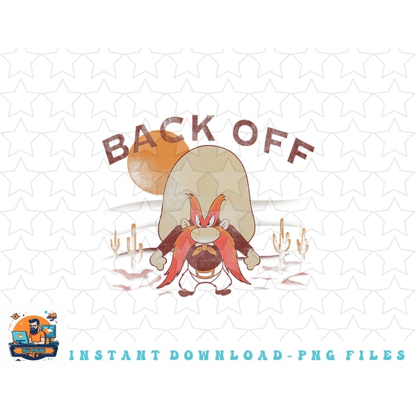 Kids Looney Tunes Yosemite Sam Back Off Desert Portrait png, | Inspire ...