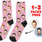 Custom Face Socks, Personalized Sweet Photo Socks, Picture Candy Face on Socks, Customized Funny Photo Gift For Her, Him or Best Friends - 1.jpg