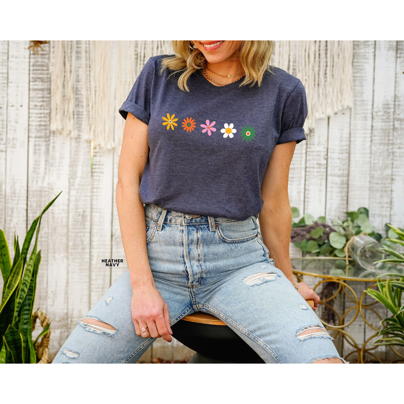 Daisy Women's Shirt, Wildflower Shirt, Spring Tee, Daisy Lover Shirt, Daisy Gift Shirt, Daisy Flower Tee, Vacation Gift Shirt,Mother Day Tee - 1.jpg