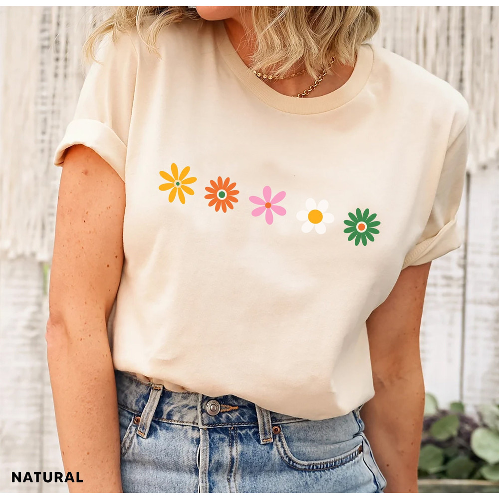Daisy Women's Shirt, Wildflower Shirt, Spring Tee, Daisy Lover Shirt, Daisy Gift Shirt, Daisy Flower Tee, Vacation Gift Shirt,Mother Day Tee - 2.jpg
