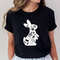 Floral Bunny Shirt - Floral Rabbit Shirt - Easter T-shirt - Spring T-shirt - Bunny Shirt - Nature Lover - Animal Lover - Gift for Her - 1.jpg