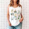 Floral Shirt Tank, Grow Positive Thoughts Tank, Bohemian Style Tank, Butterfly Shirt, Trending Right Now, Women's Graphic Tank, Love Tank - 4.jpg