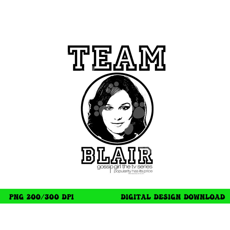 Gossip Girl Team Blair  png, sublimation .jpg