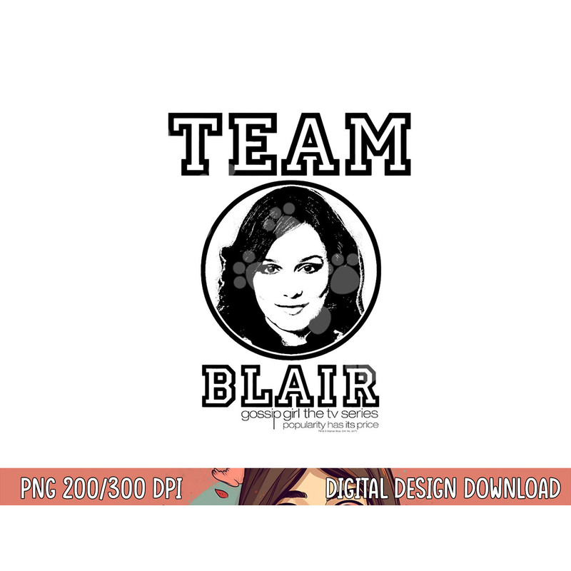 Gossip Girl Team Blair  png, sublimation .jpg