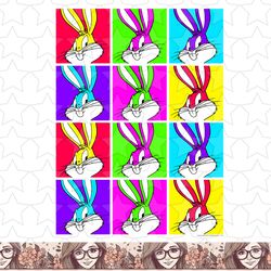 looney tunes bugs bunny tiles png, sublimation, digital download