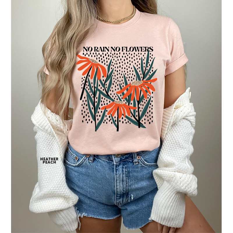 Flower Shirt, Gift For Her, Flower Shirt Aesthetic, Floral Graphic Tee, Floral Shirt, Flower T-shirt, Wild Flower Shirt, Wildflower T-shirt - 2.jpg