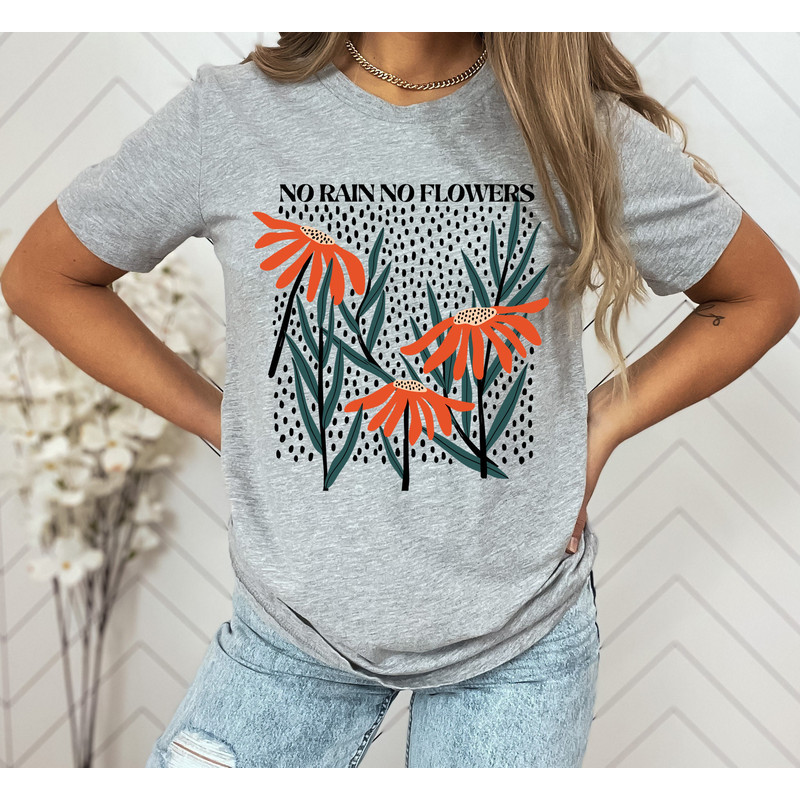 Flower Shirt, Gift For Her, Flower Shirt Aesthetic, Floral Graphic Tee, Floral Shirt, Flower T-shirt, Wild Flower Shirt, Wildflower T-shirt - 5.jpg