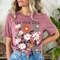 Flowers Tshirt, Boho Wildflowers Floral Nature Shirt, Tee, Vintage, Womens Graphic Tshirts, Graphic Tees For Women - 6.jpg