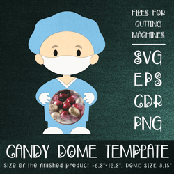 Doctor Candy Dome | Paper Craft Template