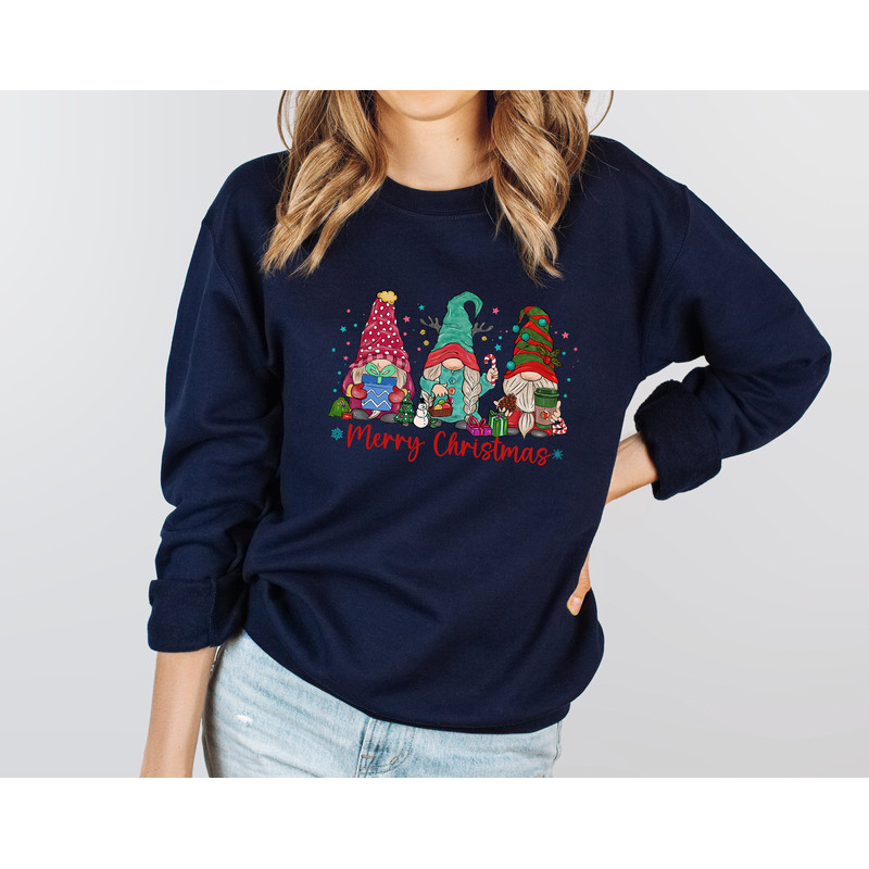 Gnome Sweatshirt, Hot Cocoa Gnome Sweater, Cute Gnomes Sweatshirt, Christmas Sweater, Funny Christmas Sweater, Christmas Gift - 3.jpg