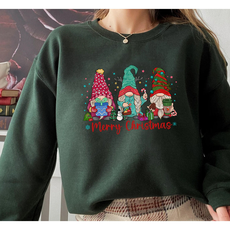 Gnome Sweatshirt, Hot Cocoa Gnome Sweater, Cute Gnomes Sweatshirt, Christmas Sweater, Funny Christmas Sweater, Christmas Gift - 5.jpg