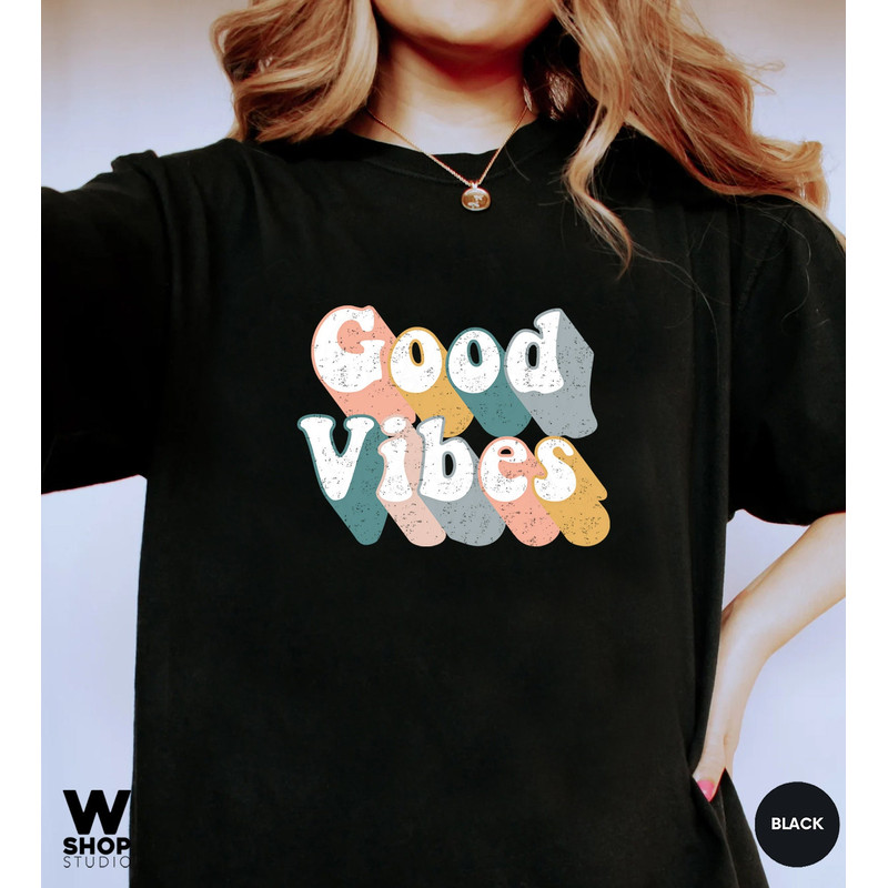 Good Vibes Shirt, Good Vibes Only, Peace Shirt, Retro Shirt, Kindness Shirt, Vintage Shirt, Oversized Sunshine, Hippie Retro Inspired - 5.jpg