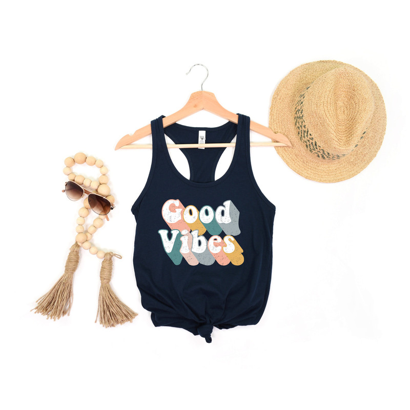 Good Vibes Tank, Peace Tank Top, Retro Tank, Kindness Tank, Vintage Shirt Tank, Sunshine, Hippie Tank, Retro Inspired Design - 7.jpg