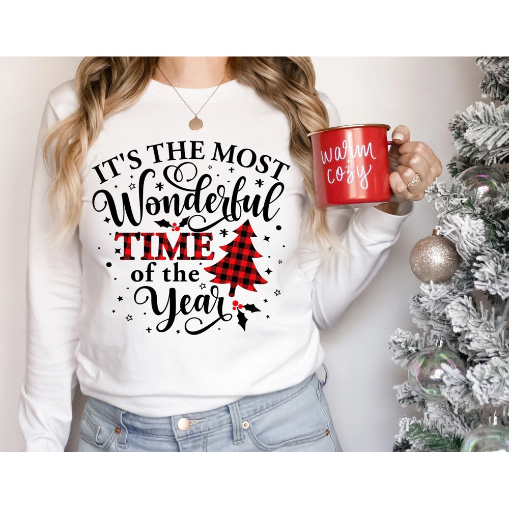 Its The Most Wonderful Time Of The Year Shirt, Christmas Long Sleeve Shirt, Gift For Family Christmas Shirts, Xmas T Shirt - 1.jpg