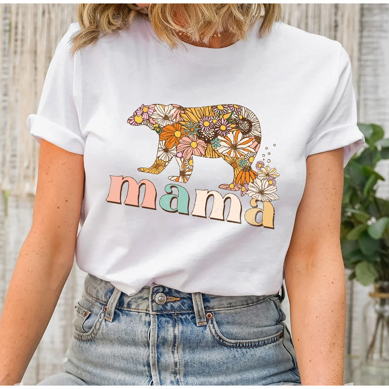 Mama Bear T-shirt, Mothers Day Shirt, Mom TShirts, Mama T Shirt, Best Mom T-Shirt, Favorite Mom Shirts, Shirt For Mom, Minimalist Mom Shirt - 8.jpg