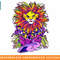 Disney Lion King Simba Ornate Color Pop Jungle Portrait png, sublimation, digital download.jpg