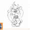 Looney Tunes Faded Taz png, sublimation, digital download.jpg
