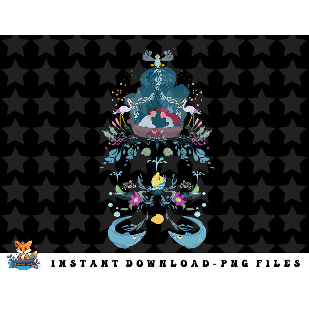 Disney The Little Mermaid Ariel Prince Eric Kiss The Girl png, sublimation, digital download.jpg